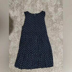 LOFT Sleeveless Tiered Polka Dot Dress